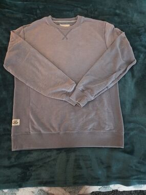 Men's Classic Crewneck Sweatshirt - Slate Blue Sz Lg